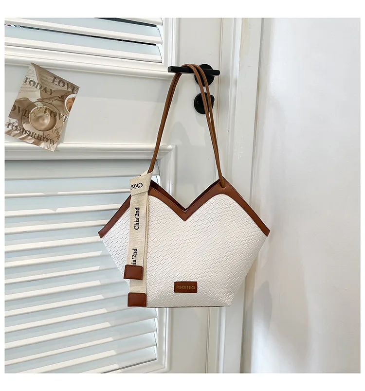 Cabas Lyna — Blanc et cognac